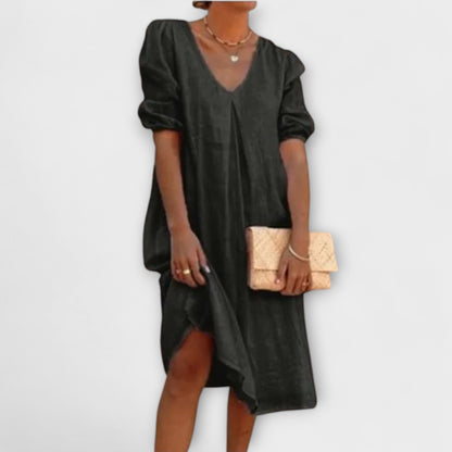 Josina | Elegante vestido de verano con detalles de ganchillo