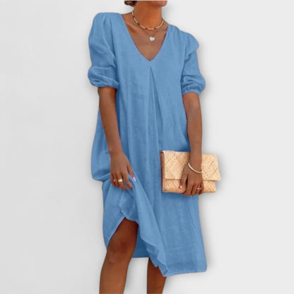 Josina | Elegante vestido de verano con detalles de ganchillo