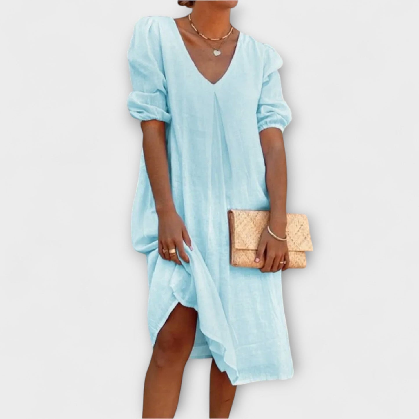 Josina | Elegante vestido de verano con detalles de ganchillo
