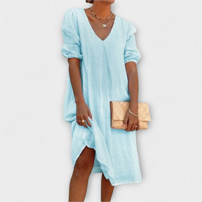 Josina | Elegante vestido de verano con detalles de ganchillo