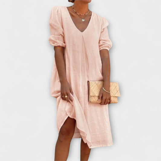 Josina | Elegante vestido de verano con detalles de ganchillo