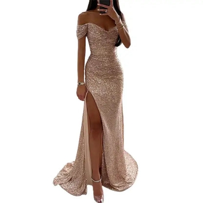 Alejandra | Elegante vestido de noche con escote en V