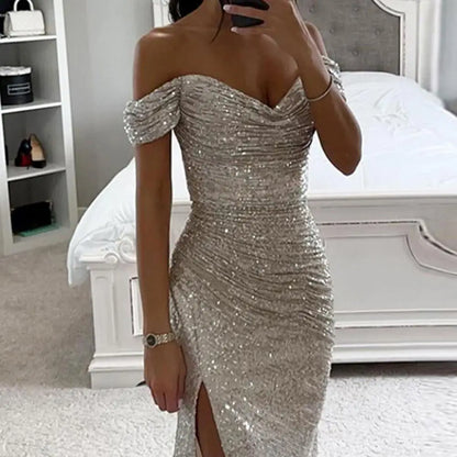 Alejandra | Elegante vestido de noche con escote en V