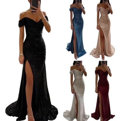 Alejandra | Elegante vestido de noche con escote en V