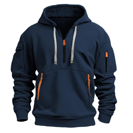 Hoodie masculino elegante y práctico, perfecto para cualquier ocasión