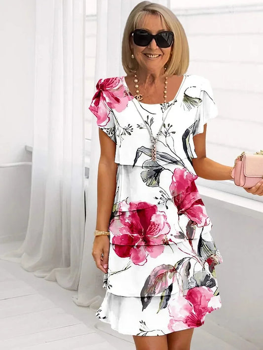 Vestido floral mujer verano ligero y elegante ideal días cálidos