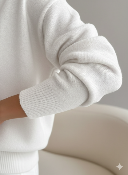 Jersey femenino turtleneck elegante suave y versátil casual