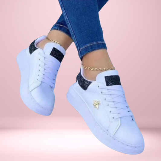Zapatillas de mujer brillantes, confortables y estilosa para diario