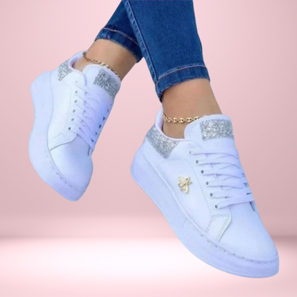 Zapatillas de mujer brillantes, confortables y estilosa para diario
