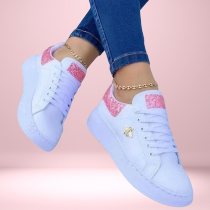 Zapatillas de mujer brillantes, confortables y estilosa para diario