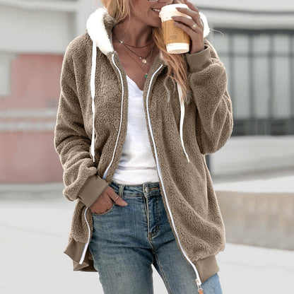 Fleece chaqueta chic, transpirable y confortable para días fríos