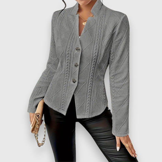 Blazer artesanal mujer elegante ligero y sofisticado paseo