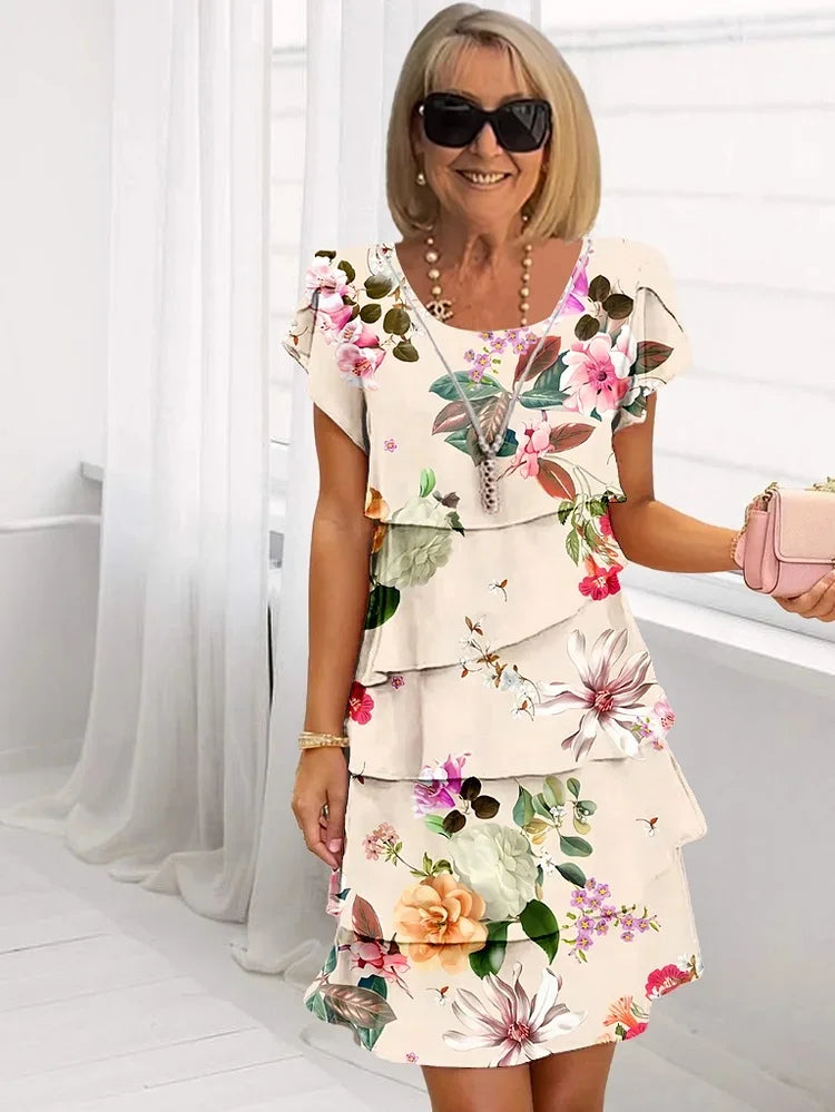 Vestido floral mujer verano ligero y elegante ideal días cálidos