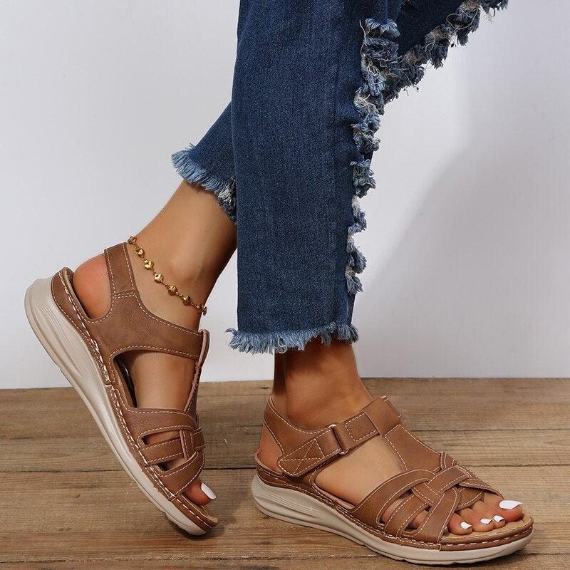 Sandalias de plataforma mujer ortopédicas confortables casual
