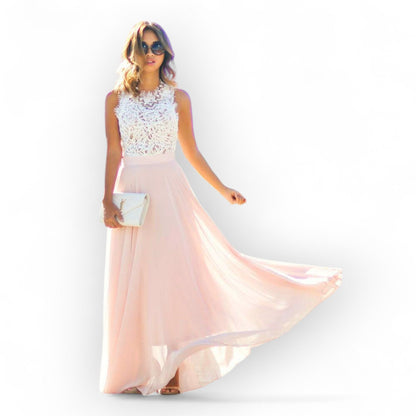 Hailey | Elegante vestido de verano sin mangas de encaje