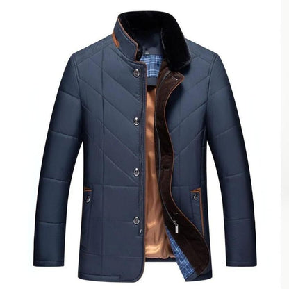 Chaqueta acolchada hombre cálida elegante casual otoño-invierno