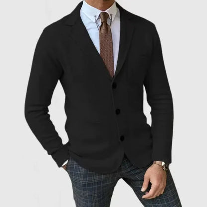 Chaqueta hombre de punto elegante, moderna y confortable