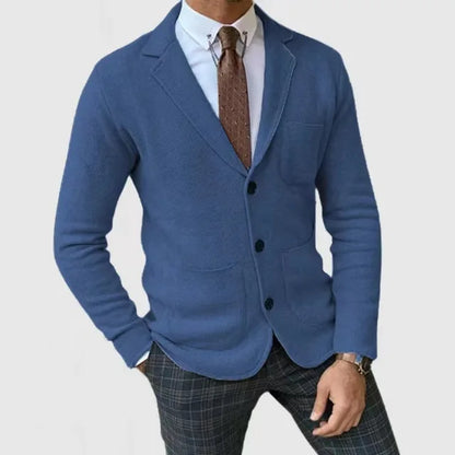 Chaqueta hombre de punto elegante, moderna y confortable
