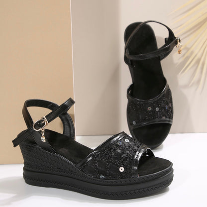 Amity | Sandalias con cuña regular