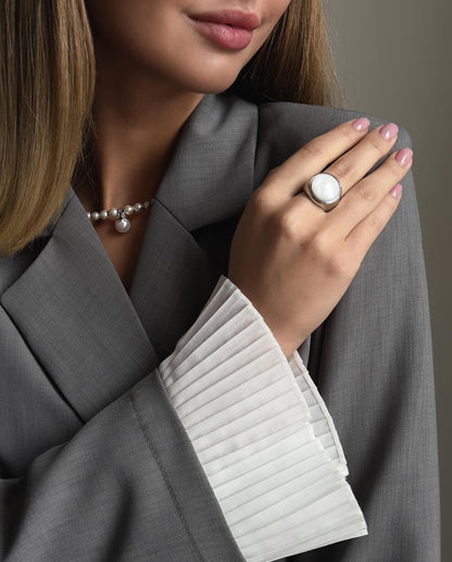 Louise | Vestido blazer con falda plisada