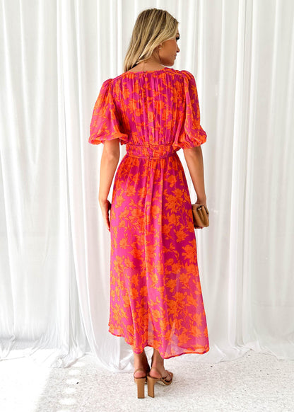 Vestido mujer verano elegante flores ligero chic primavera-verano