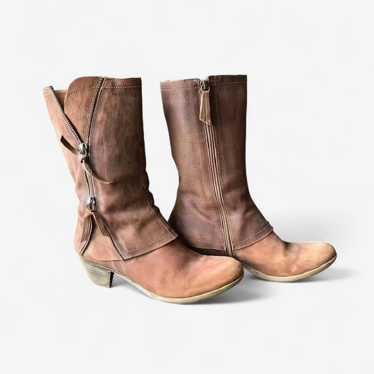 Botas elegantes mujer, estilo moderno y práctico