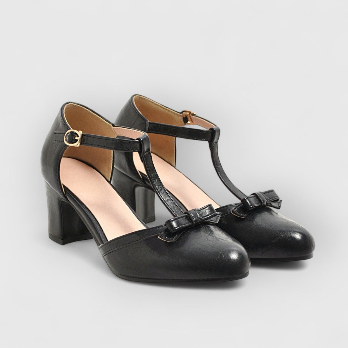 Zapatos mujer ortopédicos elegantes retro con lazo suaves y ligeros