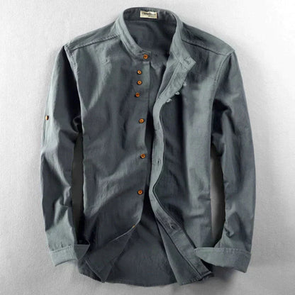 Camisa de hombre japonesa, sofisticada y versátil para eventos