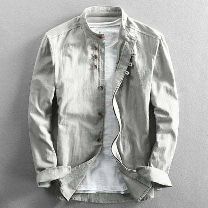 Camisa de hombre japonesa, sofisticada y versátil para eventos