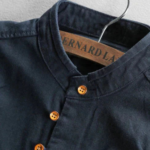Camisa de hombre japonesa, sofisticada y versátil para eventos