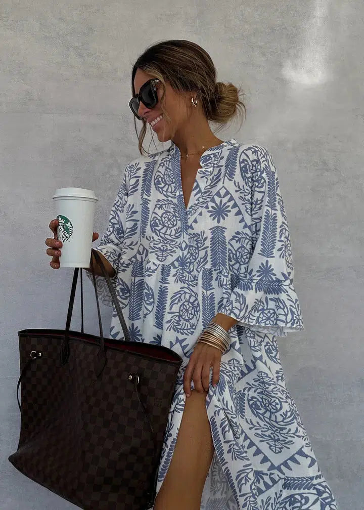 Daisy | MVestido estampado moderno