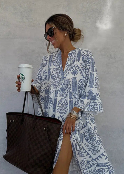 Daisy | MVestido estampado moderno