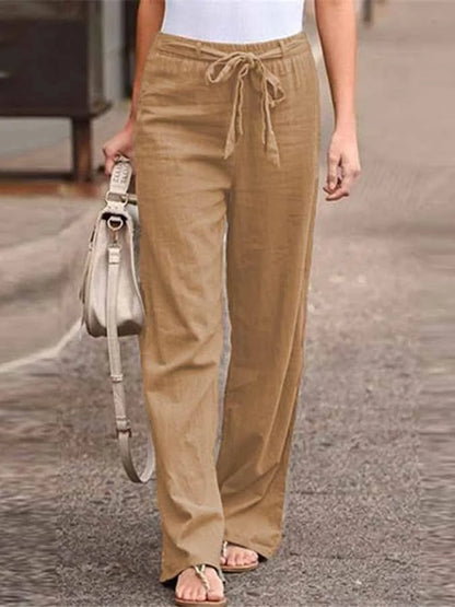 Pantalón verano mujer, elegante y transpirable para uso diario