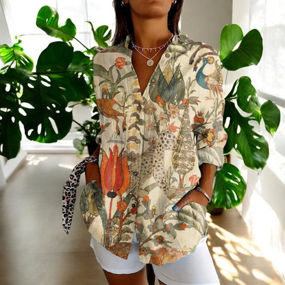 Blusa vintage elegante, moderna y perfecta
