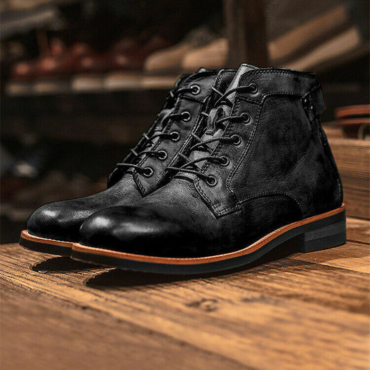 Botas clásicas de hombre, duraderas y versátiles para otoño e invierno