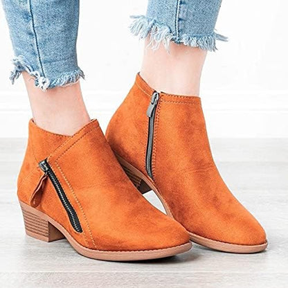 Botas cortas para mujer: elegantes, cómodas y con una práctica cremallera