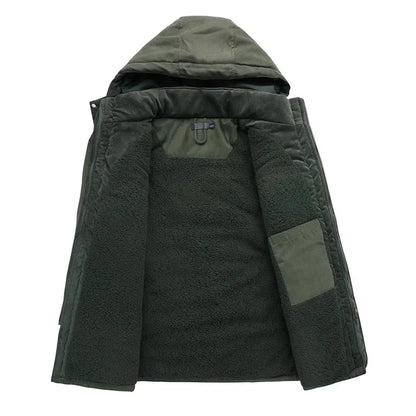 Chaqueta hombre térmica con interior afelpado ideal para el frío