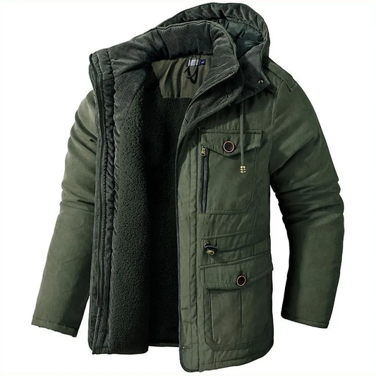 Chaqueta hombre térmica con interior afelpado ideal para el frío