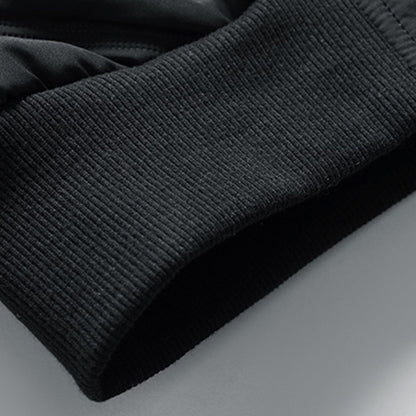 Chaqueta acolchada con cuello alto para hombre, cálida y moderna