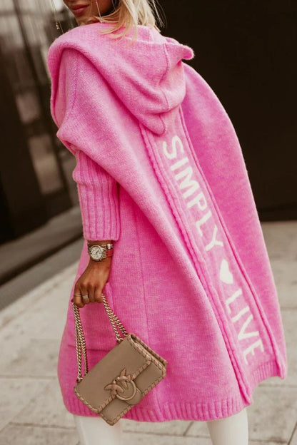 Chaqueta de Punto Larga – Confort y Elegancia para Mujer