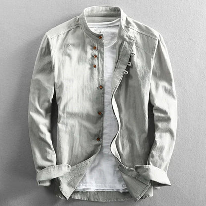 Camisa estilo oriental hombre ligera chic perfecta casual elegante