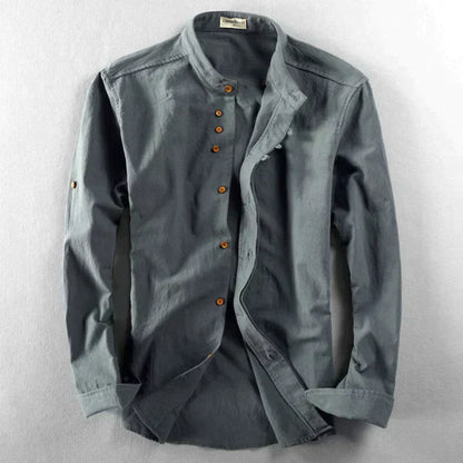 Camisa estilo oriental hombre ligera chic perfecta casual elegante