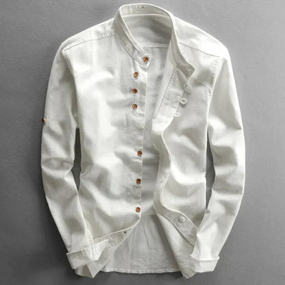 Camisa estilo oriental hombre ligera chic perfecta casual elegante