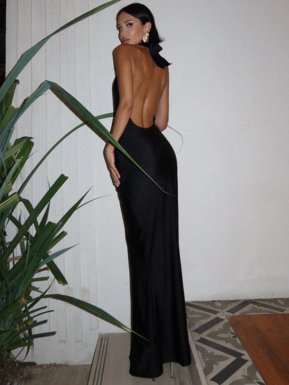 Alita | Maxi vestido de noche sin espalda