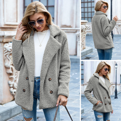 Abrigo Teddy Mujer – Ligero, Acogedor y Ideal para Otoño e Invierno