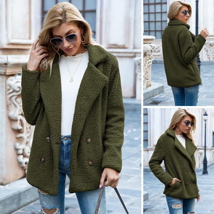 Abrigo Teddy Mujer – Ligero, Acogedor y Ideal para Otoño e Invierno