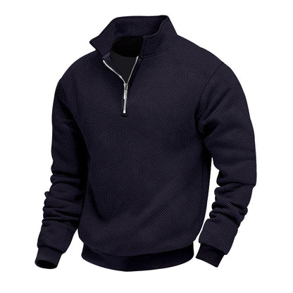Jersey hombre half-zip cómodo y estiloso para diario y trabajo