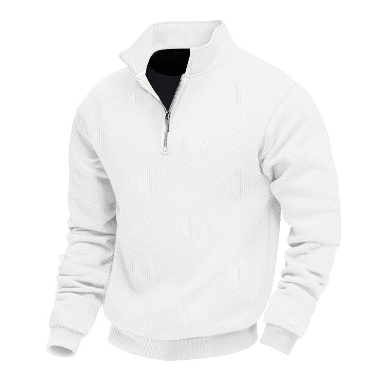 Jersey hombre half-zip cómodo y estiloso para diario y trabajo