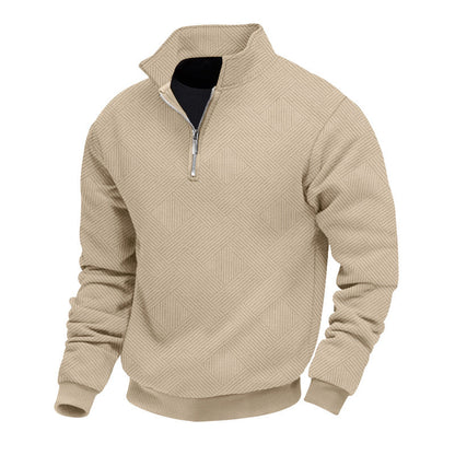 Jersey hombre half-zip cómodo y estiloso para diario y trabajo