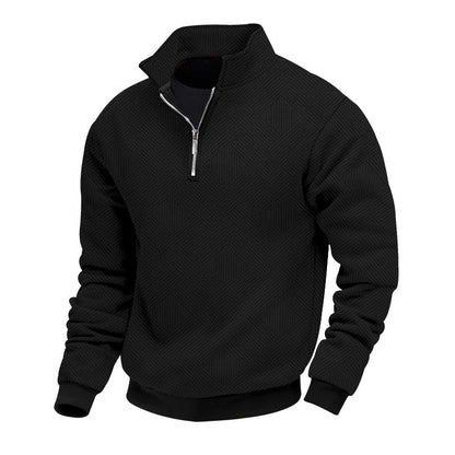 Jersey hombre half-zip cómodo y estiloso para diario y trabajo